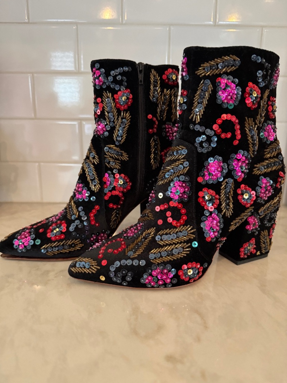 Loeffler Randall Island Slim Ankle Booties
